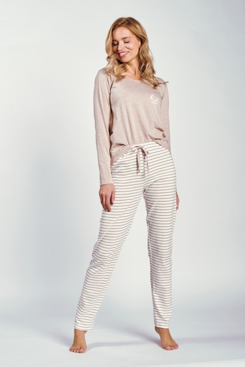 Piżama Damska Model Gina 3246 Beige - Taro - XL Piżama Damska Model Gina 3246 Beige - Taro - XL