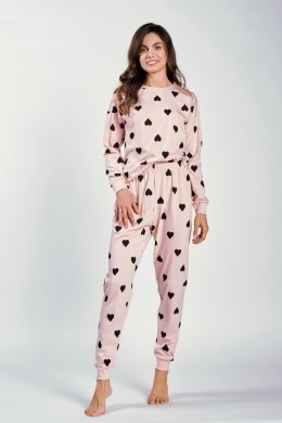 Piżama Damska Model Hannah 3206 Brzoskwinia - Taro - XL