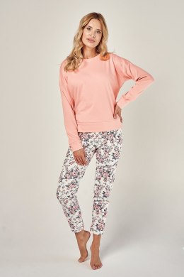 Piżama Damska Model Poppy 2997 kolor 01 Brzoskwinia - Taro - L