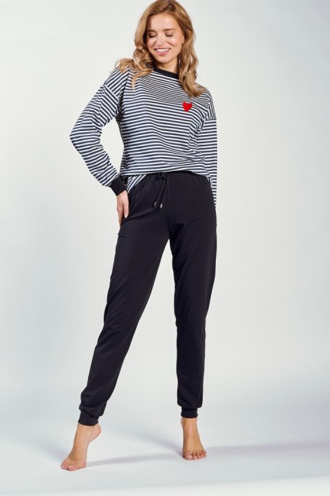 Piżama Damska Model Trudy 3219 Navy - Taro - XL Piżama Damska Model Trudy 3219 Navy - Taro - XL