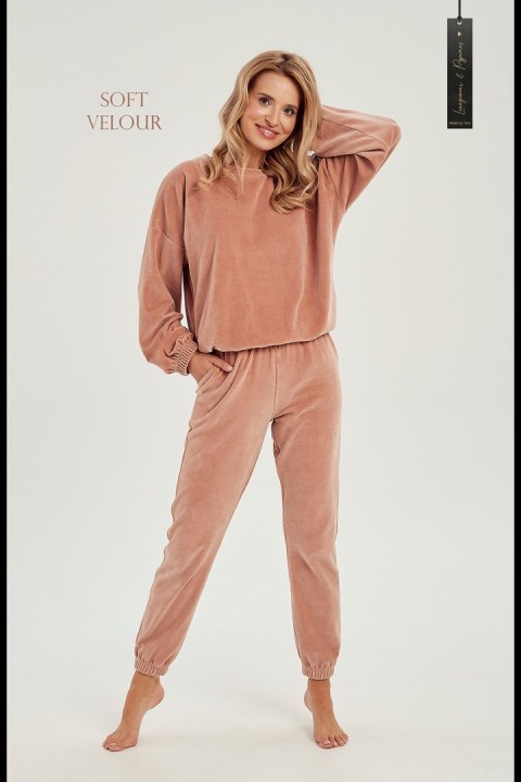 Spodnie Dres Damski Model Belle 3023 kolor 01 Dark Beige - Taro - L