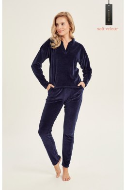 Spodnie Komplet Model Lauren 3027 Navy - Taro - S