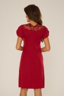 Koszulka nocna Koszula Nocna Model Lilian 754 Bordo - De Lafense - L Koszulka nocna Koszula Nocna Model Lilian 754 Bordo - De Lafense - L