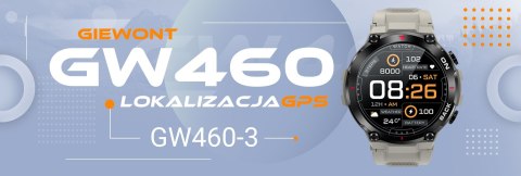 Smartwatch Giewont Pionier GPS GW460-3 - Light Stone Smartwatch Giewont Pionier GPS GW460-3 - Light Stone