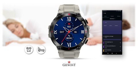 Smartwatch Giewont Pionier GPS GW460-3 - Light Stone Smartwatch Giewont Pionier GPS GW460-3 - Light Stone