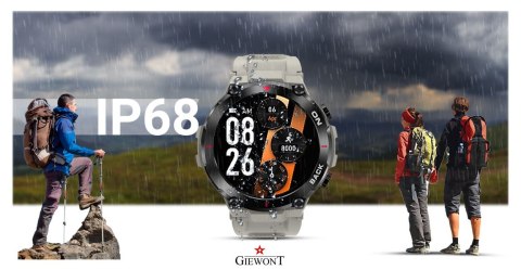 Smartwatch Giewont Pionier GPS GW460-3 - Light Stone Smartwatch Giewont Pionier GPS GW460-3 - Light Stone