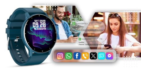 Smartwatch GIEWONT Sport Around GW120-4 - Deep Ocean Smartwatch GIEWONT Sport Around GW120-4 - Deep Ocean