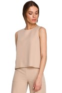 Bluzka Model S257 Beige - Stylove - M Bluzka Model S257 Beige - Stylove - M
