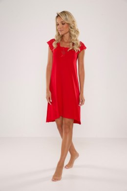Koszulka nocna Koszula Nocna Model Fanny 340 Red - De Lafense - M
