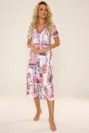 Koszulka nocna Koszula Nocna Model Violet 776 Jagoda - De Lafense - L Koszulka nocna Koszula Nocna Model Violet 776 Jagoda - De Lafense - L