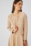 Marynarka Model S368 Beige - Stylove - XXL Marynarka Model S368 Beige - Stylove - XXL