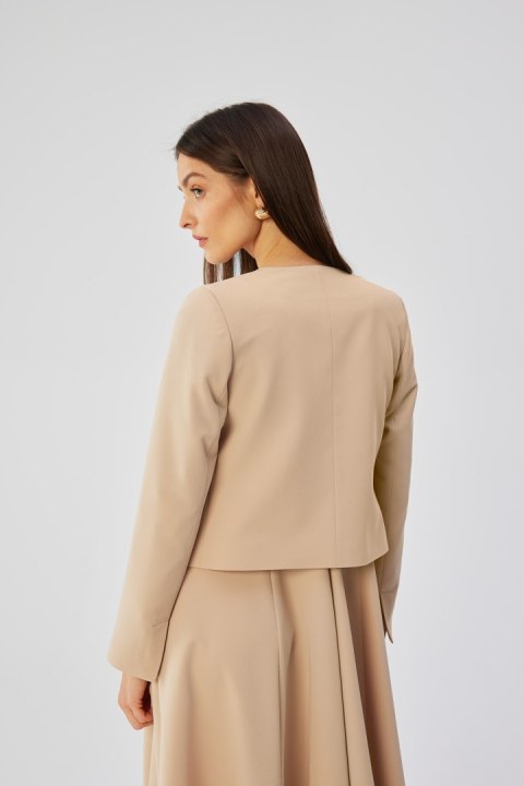 Marynarka Model S368 Beige - Stylove - XXL Marynarka Model S368 Beige - Stylove - XXL