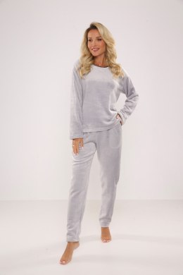 Piżama Damska Model Soft 669 Grey - De Lafense - XXL
