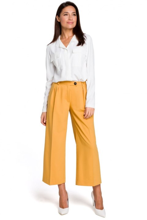 Spodnie Damskie Model S139 Yellow - Stylove - M Spodnie Damskie Model S139 Yellow - Stylove - M