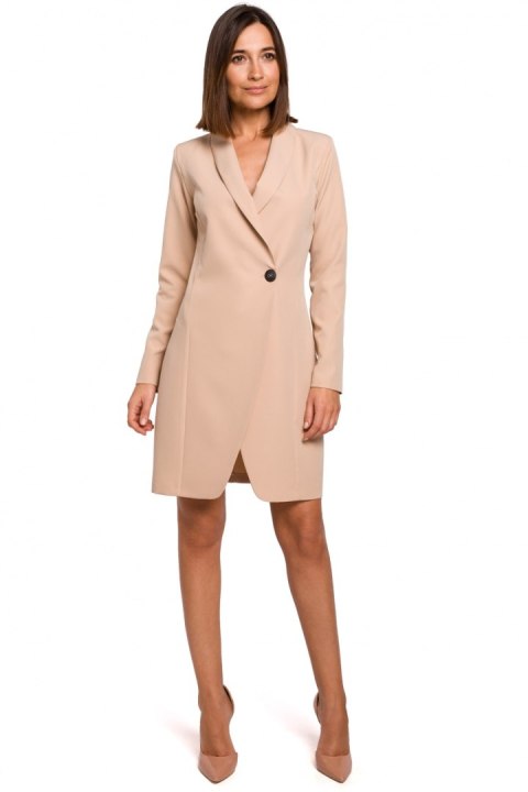 Sukienka Model S217 Beige - Stylove - XXL Sukienka Model S217 Beige - Stylove - XXL