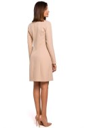 Sukienka Model S217 Beige - Stylove - XXL Sukienka Model S217 Beige - Stylove - XXL