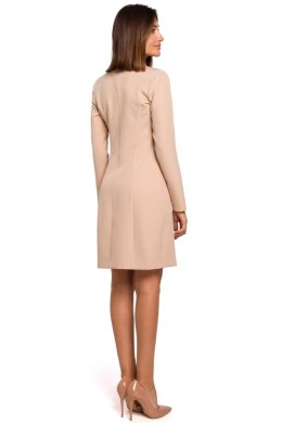 Sukienka Model S217 Beige - Stylove - s