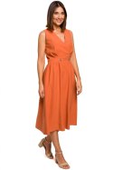 Sukienka Model S224 Orange - Stylove - XXL Sukienka Model S224 Orange - Stylove - XXL