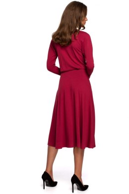 Sukienka Model S234 Wiśnia - Stylove - XXL