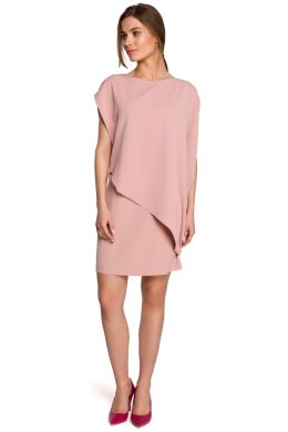 Sukienka Model S262 Powder Pink - Stylove - L