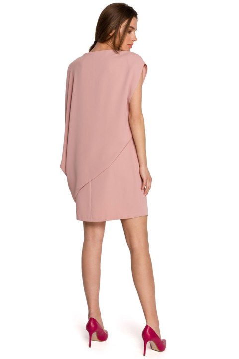 Sukienka Model S262 Powder Pink - Stylove - XL Sukienka Model S262 Powder Pink - Stylove - XL