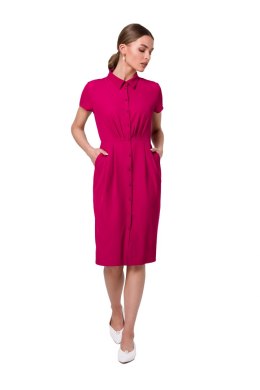Sukienka Model S335 Śliwka - Stylove - XXL