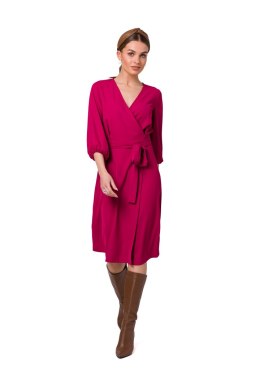 Sukienka Model S340 Śliwka - Stylove - XXL