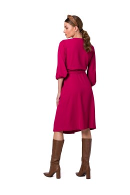 Sukienka Model S340 Śliwka - Stylove - XXL