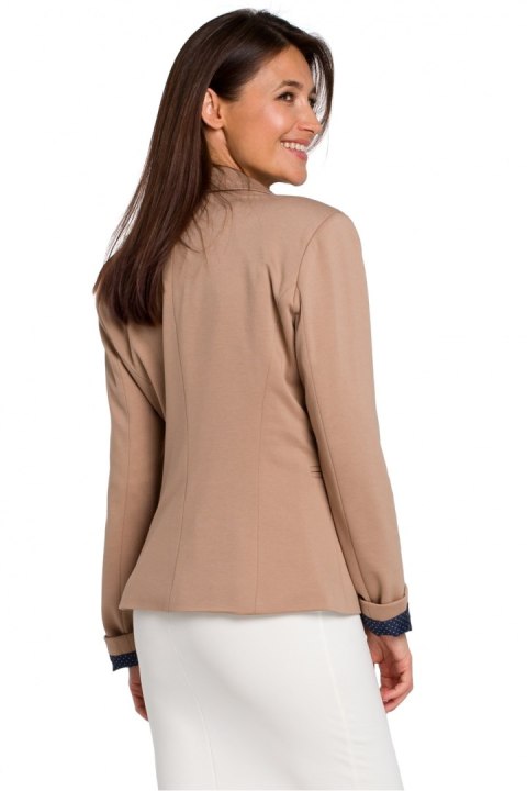Żakiet Model S154 Beige - Stylove - M Żakiet Model S154 Beige - Stylove - M
