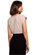 Bluzka Model S206 Beige - Stylove - XXL Bluzka Model S206 Beige - Stylove - XXL