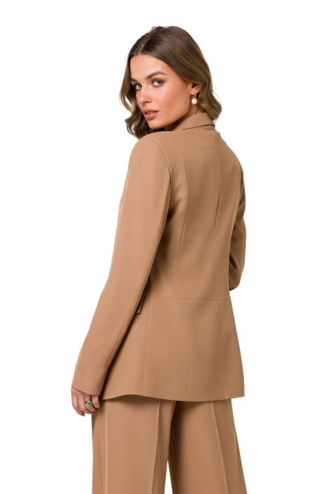 Marynarka Model S330 Beige - Stylove - L Marynarka Model S330 Beige - Stylove - L