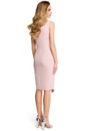 Sukienka Model S105 Powder Pink - Stylove - XXL Sukienka Model S105 Powder Pink - Stylove - XXL
