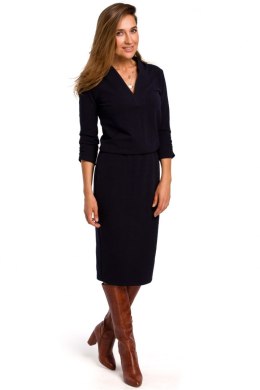 Sukienka Model S194 Atrament - Stylove - XXL