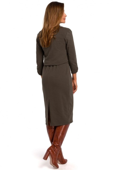 Sukienka Model S194 Khaki - Stylove - XL Sukienka Model S194 Khaki - Stylove - XL
