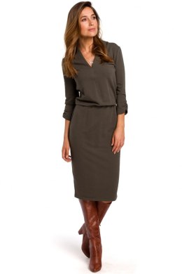 Sukienka Model S194 Khaki - Stylove - M