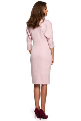 Sukienka Model S242 Powder Pink - Stylove - XXL