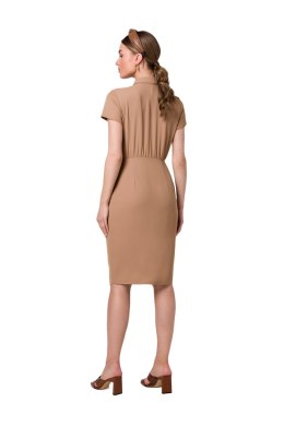 Sukienka Model S335 Beige - Stylove - S