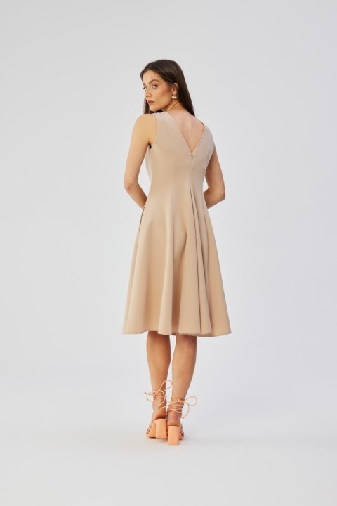 Sukienka Model S358 Beige - Stylove - XXL Sukienka Model S358 Beige - Stylove - XXL