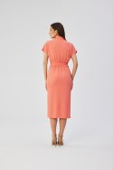 Sukienka Model S363 Orange - Stylove - M Sukienka Model S363 Orange - Stylove - M