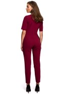 Kombinezon Damski Model S241 Bordo - Stylove - M Kombinezon Damski Model S241 Bordo - Stylove - M