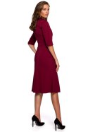 Sukienka Model S231 Bordo - Stylove - M Sukienka Model S231 Bordo - Stylove - M