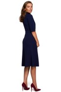 Sukienka Model S231 Navy - Stylove - XXL Sukienka Model S231 Navy - Stylove - XXL