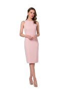 Sukienka Model S342 Powder Pink - Stylove - M Sukienka Model S342 Powder Pink - Stylove - M
