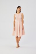 Sukienka Model S358 Powder Pink - Stylove - M Sukienka Model S358 Powder Pink - Stylove - M