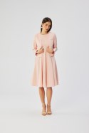 Sukienka Model S358 Powder Pink - Stylove - M Sukienka Model S358 Powder Pink - Stylove - M