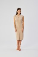 Sukienka Model S359 Beige - Stylove - L Sukienka Model S359 Beige - Stylove - L