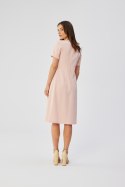 Sukienka Model S361 Powder Pink - Stylove - L Sukienka Model S361 Powder Pink - Stylove - L