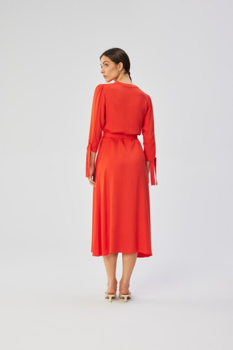 Sukienka Model S365 Coral - Stylove - M Sukienka Model S365 Coral - Stylove - M