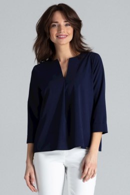 Bluzka Model L035 Navy - Lenitif - s