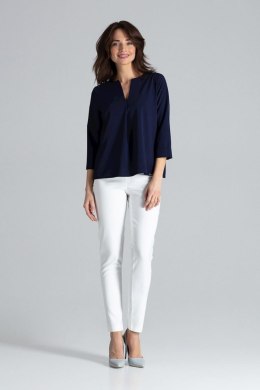 Bluzka Model L035 Navy - Lenitif - s